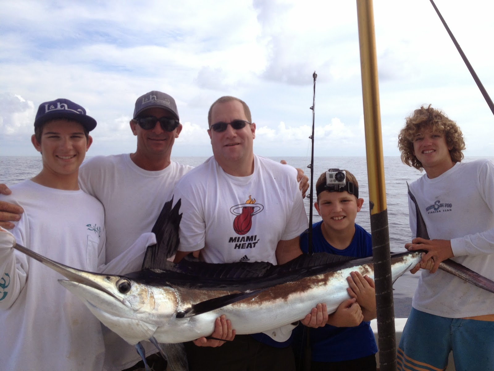 Jake Martin catches his 1st White Marlin!